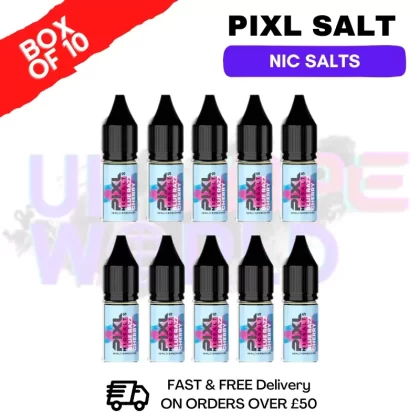 Blue Razz Cherry Pixl Nic Salt Box Of 10