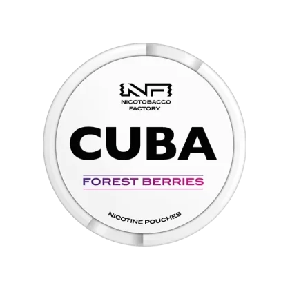 CUBA White Nicotine Pouches Forest Berries - Strength#16mg (E337E3)