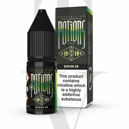 PROHIBITION POTIONS BATHTUB GIN NIC SALT E-LIQUID