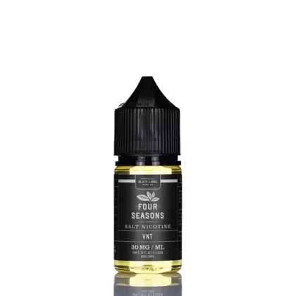 Four Seasons Salt Nicotine - Black Label - VNT - 30ml - Eliquid.Com