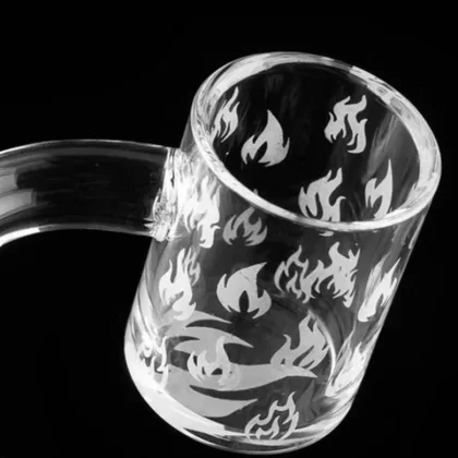 Pacific Quartz Banger Flame 14mm 90deg WPY-311