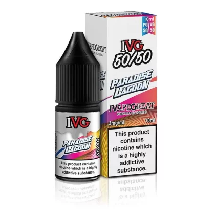 IVG 50/50 Paradise Lagoon 10ml Nic Salt Vape Juice - Strength 3mg