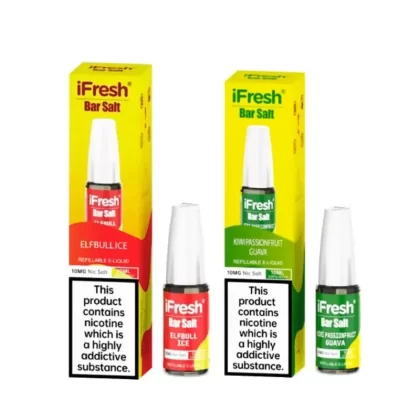 iFresh Bar Nic Salt Vape Juice - Pack of 10 - Grape / Strength 10mg