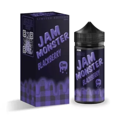 Blackberry Jam E-Liquid 100ml by Jam Monster E-Juice