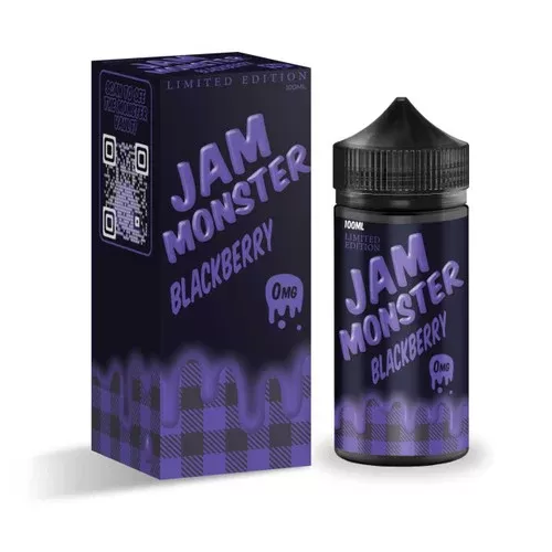 Blackberry Jam E-Liquid 100ml by Jam Monster E-Juice