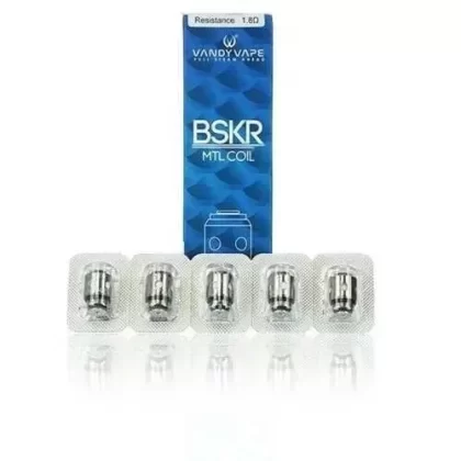 VANDY VAPE BERSERKER BSKR Replacement MTL Coils 1.8Ω – 5 Coils - Vape Store