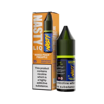 NASTY JUICE NASTY LIQ MANGO PEACH & PINEAPPLE 10ML NIC SALT E-LIQUID