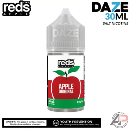 7 Daze Reds Apple Original Salt Nicotine 30mL