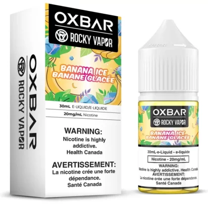 Rocky Vapor Oxbar E-Liquids – Banana Ice