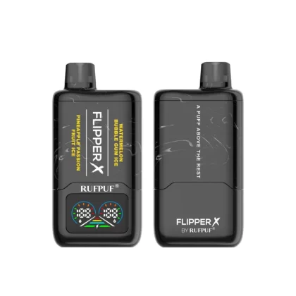 Rufpuf Flipper X Disposable – Watermelon Bubble Gum Ice + Pineapple Passion Fruit Ice 50mg (20000Puffs)
