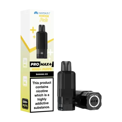 Banana Ice Hayati Pro Max+ Refill Pack - 10mg - Vape Product (C43DD6)
