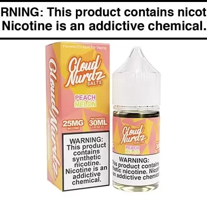 PEACH MELON BY CLOUD NURDZ SALT 30ML - Vapejuice