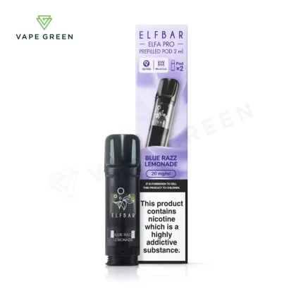 Blue Razz Lemonade Prefilled Pods by Elf Bar Elfa Pro