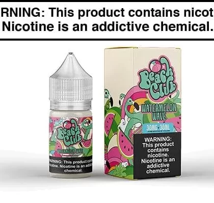 WATERMELON WAVE BY BEACH CLUB SALTS 30ML - Vapejuice