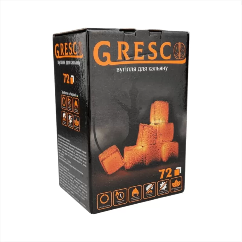 Węgiel Gresco 1 kg (25 mm) - Vape Store