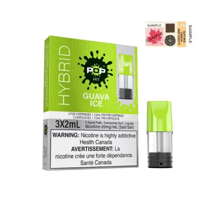 POP HITS HYBRID PODS – GUAVA ICE
