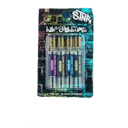 STNR Delta 8 Lil Chillums – 4ct - Count#1 Pack>2 Pack (10% off)>3 Pack (10% off)