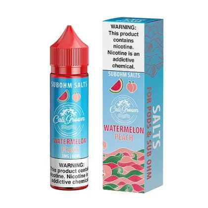 Watermelon Peach (Pressed Pink Melon) by Fresh Pressed Salts 60ml