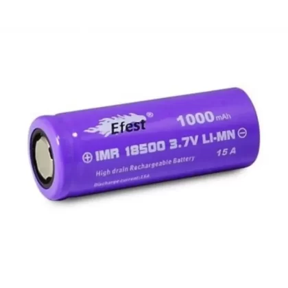 Efest IMR18500 1000mAh 3.7V 15A Battery