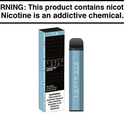 LUCID AIR DISPOSABLE VAPE 16.7ML – 5000 PUFFS - Vapejuice