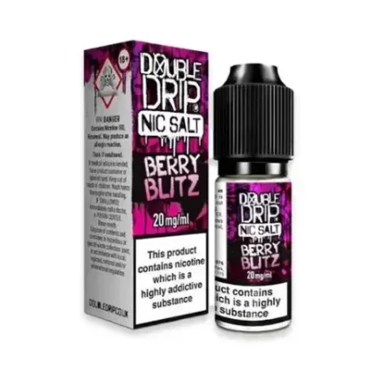 Double Drip Nic Salts Eliquid Berry Blitz
