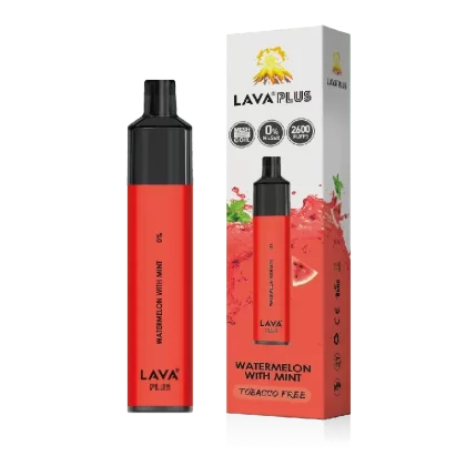 Lava Plus 2600 Puffs Disposable Zero Nicotine 0% – Watermelon with