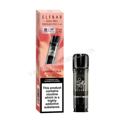 Elf Bar ELFA Pro Cherry Cola Prefilled Pods - Vapestreams Co