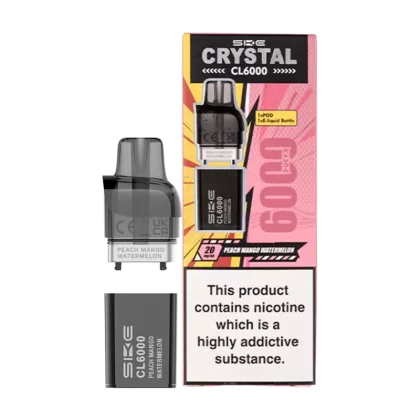Peach Mango Watermelon SKE Crystal CL6000 Pods - Ecigwizard