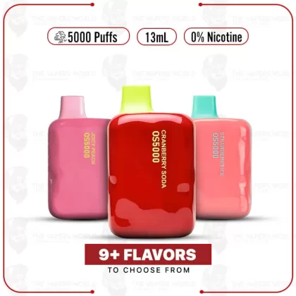 OS5000 Zero Nicotine 5000 Puffs Disposable Vape - Thevapersworld
