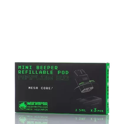 WIZVAPOR Mini Beeper 2.0 Replacement Pods (DISCONTINUED)