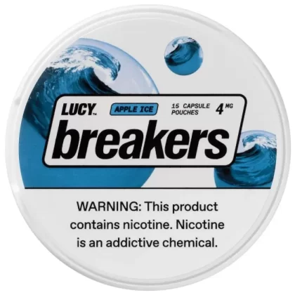 Lucy Breakers Capsule Nicotine Pouches – Apple Ice - Vape Product, Vape Product (6E3723)