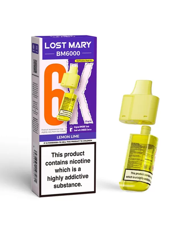 Lemon Lime Lost Mary BM6000 Refill Pod - 20mg (2%)