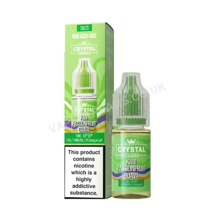 SKE Crystal Kiwi Passionfruit Guava Nic Salt E-liquid - Vapestreams Co
