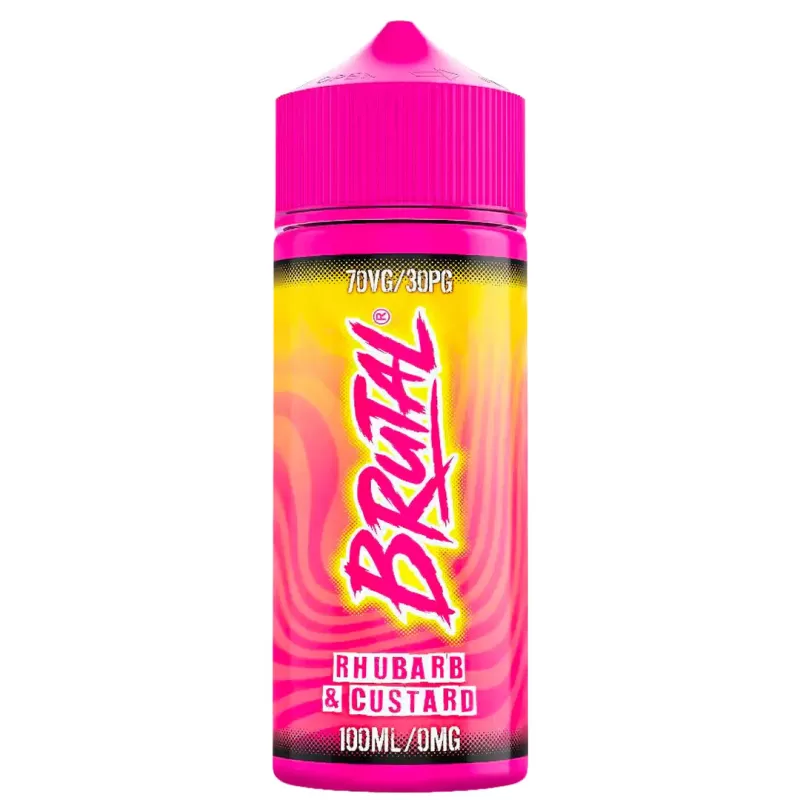 Just Juice Brutal 0mg 100ml Shortfill - Rhubarb and Custard - Image 3