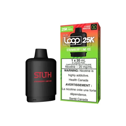 STLTH Loop 25K Strawberry Lime Ice Pod