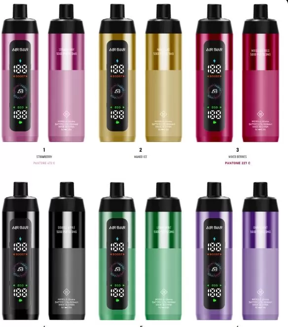 Air Bar - E-Shisha Rechargeable Disposable Vape 15,000 Puffs - 3 mg / Mixed Berries