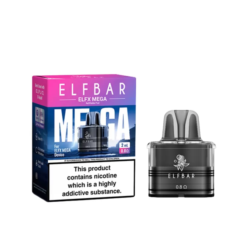 Elf Bar Elfx Mega Replacement Pod LARGE XL - Vape Co - Image 2