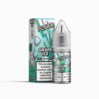 JNP Power Salts Grape Ice E Liquid 10ml - Nicotine Strength#20mg>10mg
