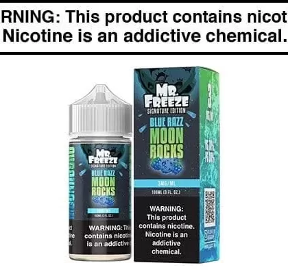 BLUE RAZZ MOON ROCKS BY MR. FREEZE 100ML - Vapejuice