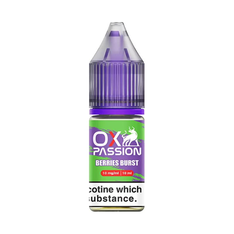 OX Passion Nic Salt 10ml By Oxva 10mg - Blue Mist - Image 2