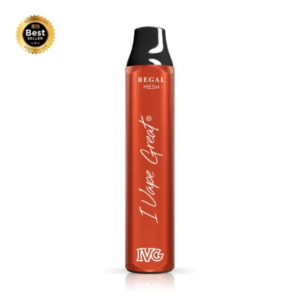 Ivg 6000 Puff Regal Mesh Disposable — Strawberry Mango (20MG-50MG) - Vapebar Pk