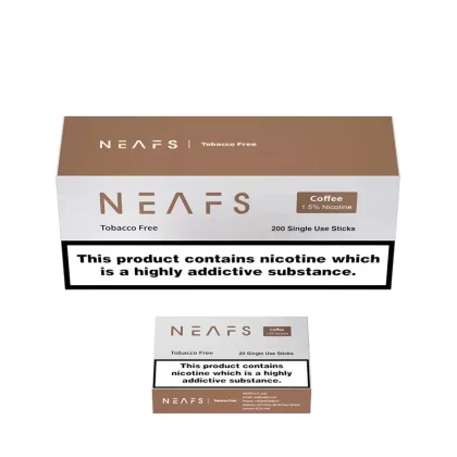 NEAFS Coffee Carton – 200 Sticks - NEAFS Coffee Sticks (Nicotine Strength)#1.5>0