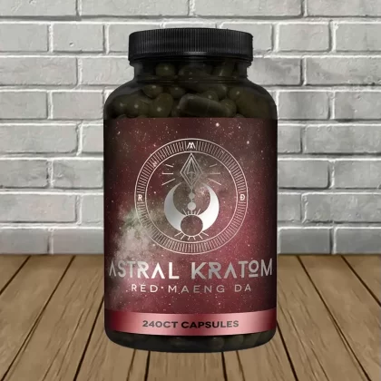 Astral Kratom Red Maeng Da Kratom Capsules 240ct - Ejuicewarehouse
