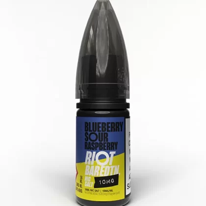 Blueberry Sour Raspberry Nic Salt E-Liquid - Riot Bar Edition - 10mg - PG 60%