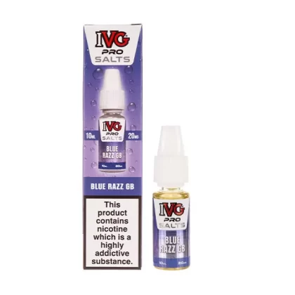 Blue Razz GB Nic Salt E-Liquid by IVG Pro Salts - 20mg