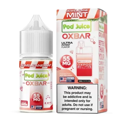 Jewel Cane Mint SALT – Oxbar x Pod Juice – 30mL