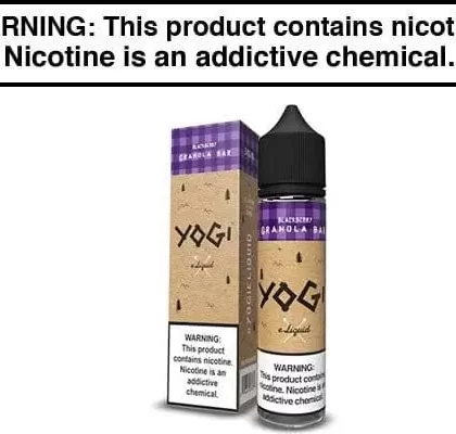 BLACKBERRY GRANOLA BAR BY YOGI E LIQUID 60ML - Vapejuice