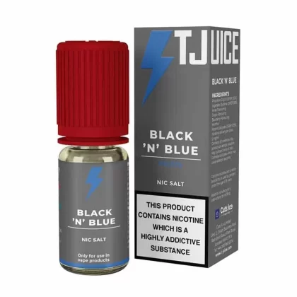Black N Blue Nic Salt E Liquid By T-JUICE – 10ml – TPD - Vapestorm Co