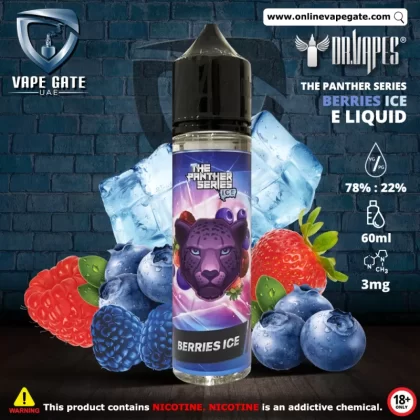 Berries Ice - The Panther Series Ice Elqiuid by Dr. Vapes - 3 mg / 120 ml