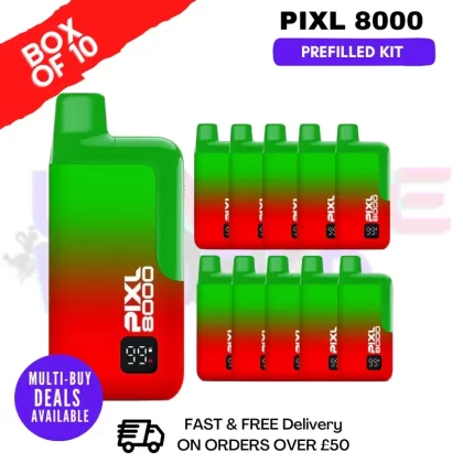 Watermelon ICE Pixl 8000 Kits Box Of 10